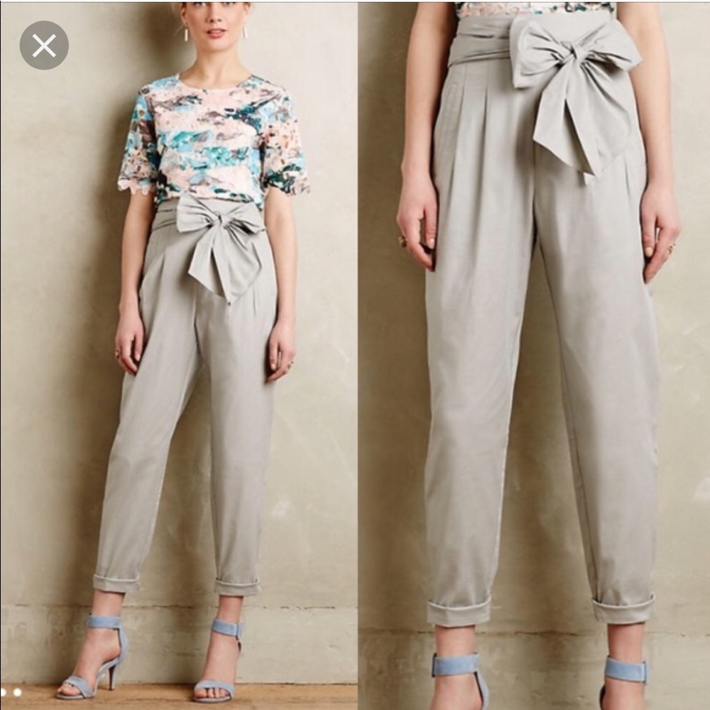 Anthropologie Cartonnier Paper Bag Pants, Size 2